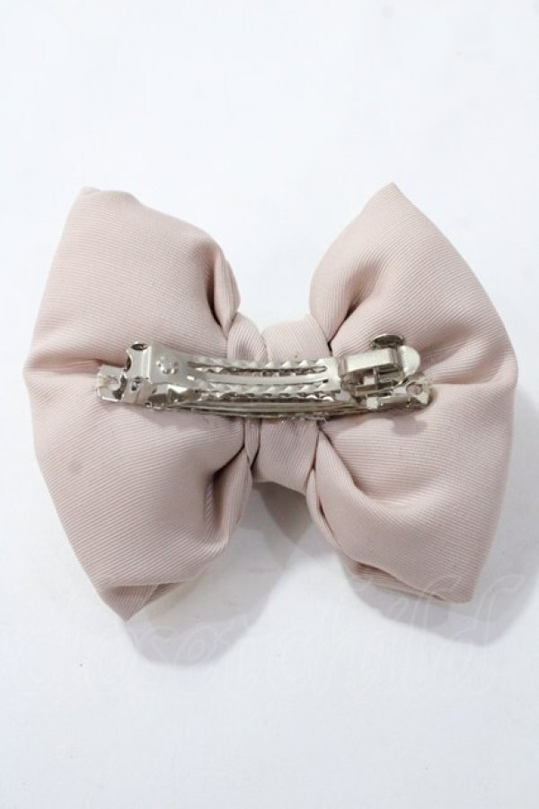 画像2: Leur Getter / グログランリボンバレッタ  ピンク Y-25-08-19-006-LU-AC-SZ-ZT487-F002 (2)