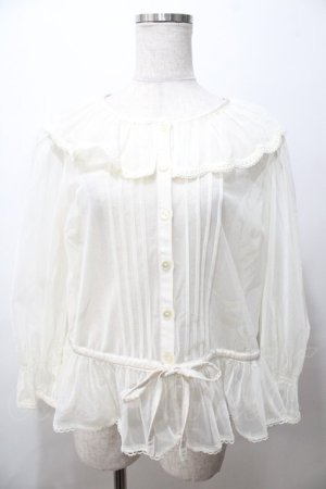 画像: Melody BasKet / 朝霧を纏うブラウス M 生成り Y-25-08-19-050-LO-BL-SZ-ZY