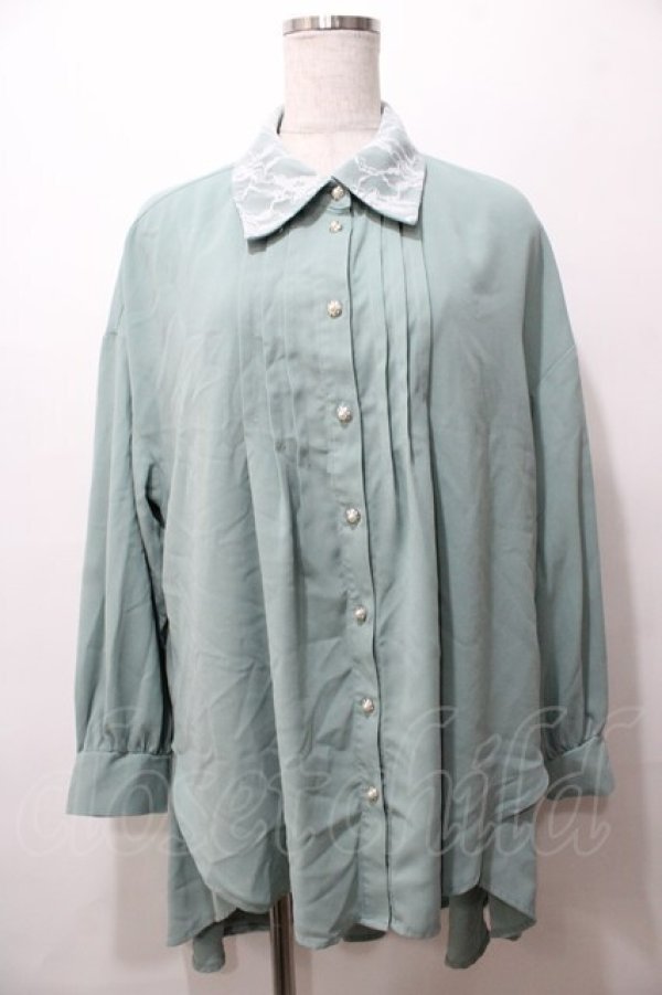 画像1: axes femme / フィッシュテールチュニック F ミント Y-25-08-19-069-AX-BL-SZ-ZY (1)