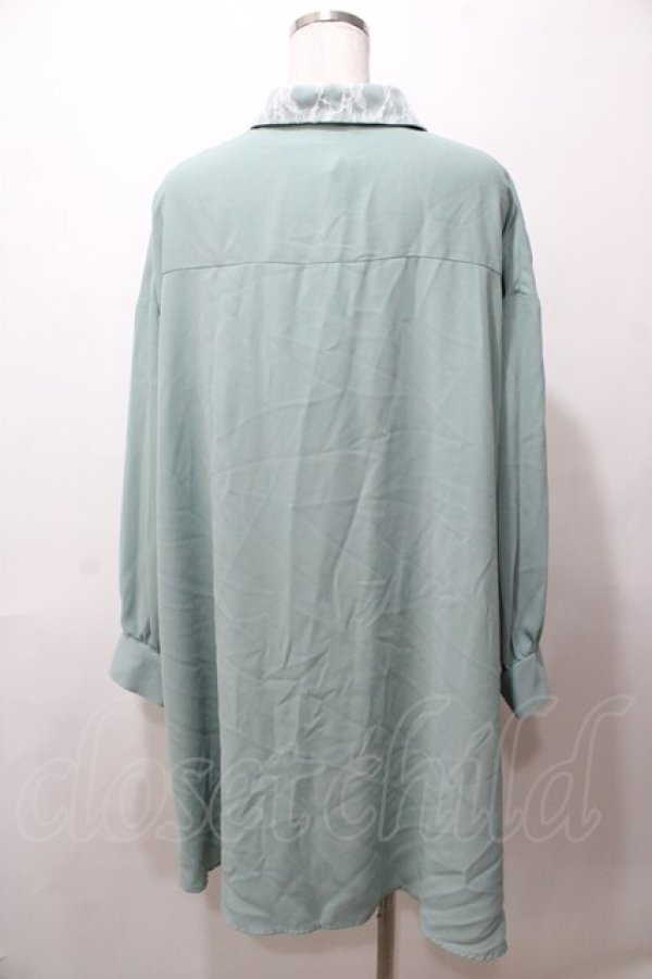 画像2: axes femme / フィッシュテールチュニック F ミント Y-25-08-19-069-AX-BL-SZ-ZY (2)