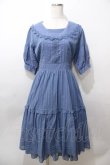 画像1: axes femme POETIQUE / コットンドーリーワンピース M サックス Y-25-08-19-072-AX-OP-SZ-ZY (1)