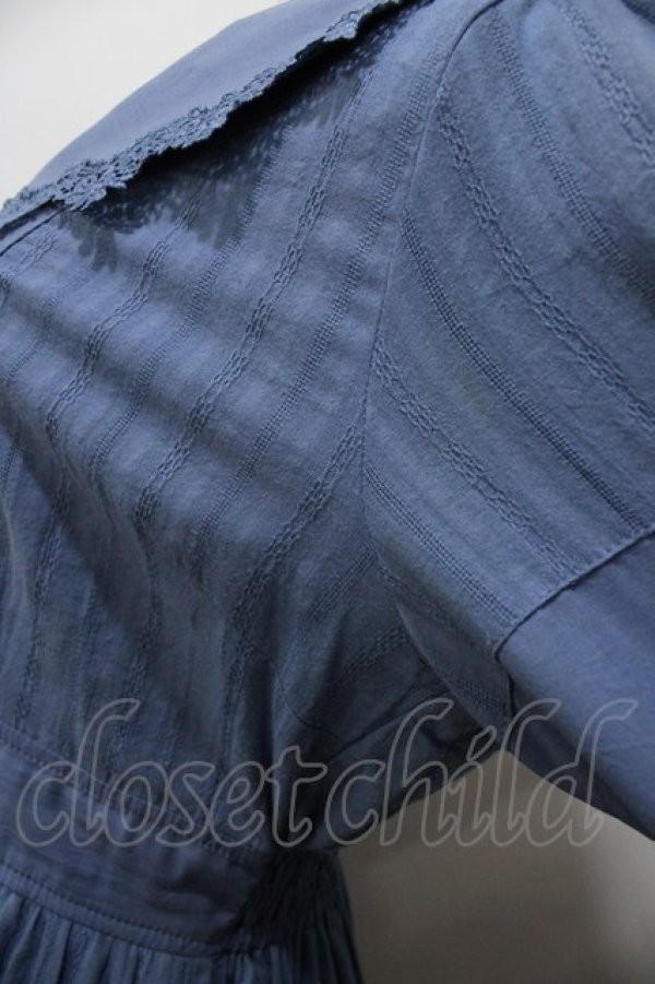 画像3: axes femme POETIQUE / コットンドーリーワンピース M サックス Y-25-08-19-072-AX-OP-SZ-ZY (3)