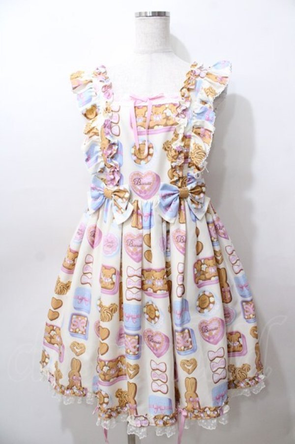Angelic Pretty　スイーティ　シャンデリア　JSK アイボリー Angelic Pretty スイーティ シャンデリア JSK アイボリー - メルカリ