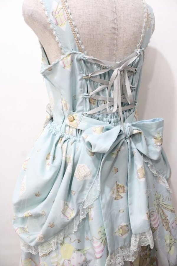 Angelic Pretty♥ジャンパースカート Angelic Pretty Cute Heart ジャンパースカート サックス - メルカリ
