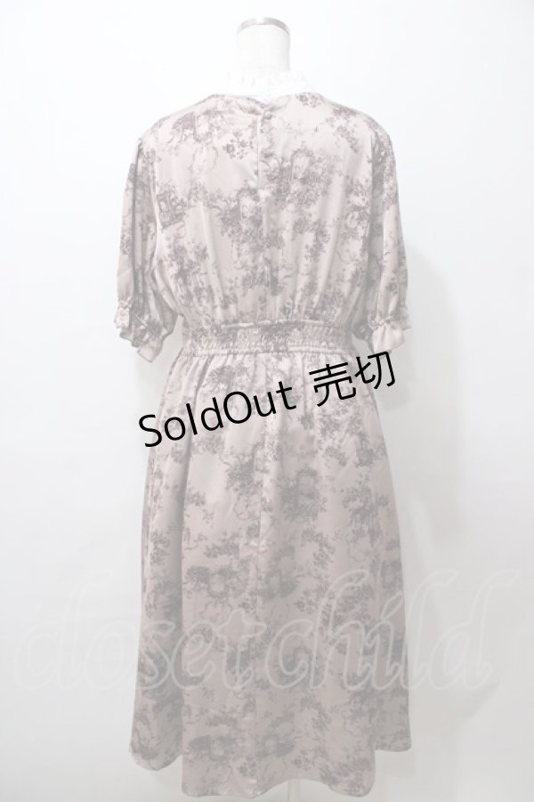 画像2: m petit by misako / AM*トワルドジュイワンピース  ピンク Y-25-08-19-083-LO-OP-SZ-ZT248 (2)