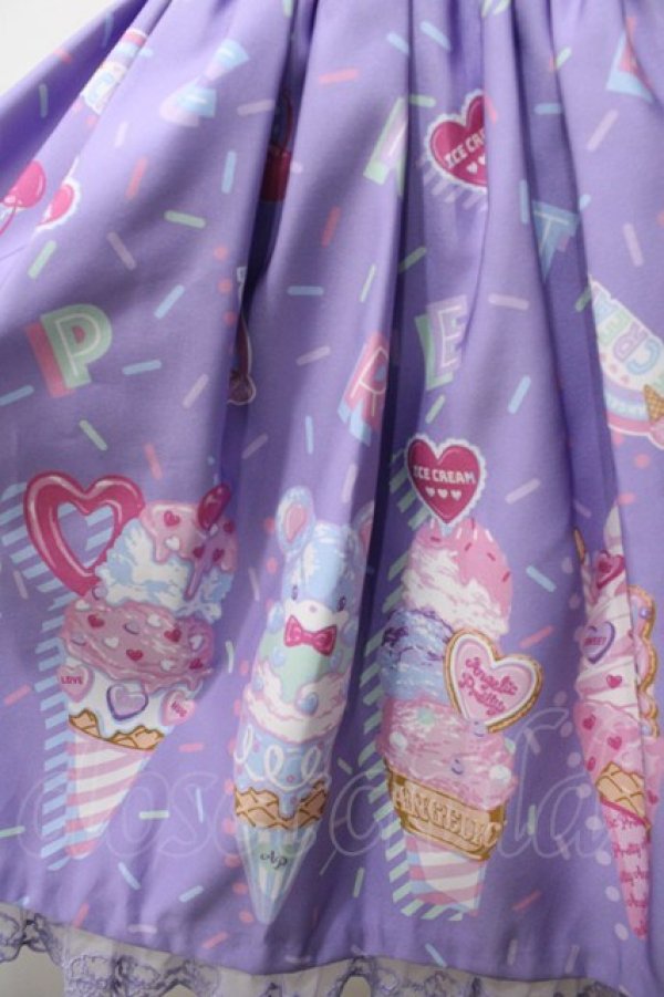 画像3: Angelic Pretty / Decoration Ice Creamスカート  ラベンダー Y-25-08-19-095-AP-SK-SZ-ZY (3)