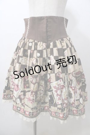 画像: Angelic Pretty / Magical Night Theaterスカート  ブラウン Y-25-08-19-097-AP-SK-SZ-ZY