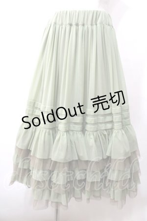 画像: Juliette et Justine / Petale de rose Skirt F ミントグリーン Y-25-08-19-100-CL-SK-SZ-ZY