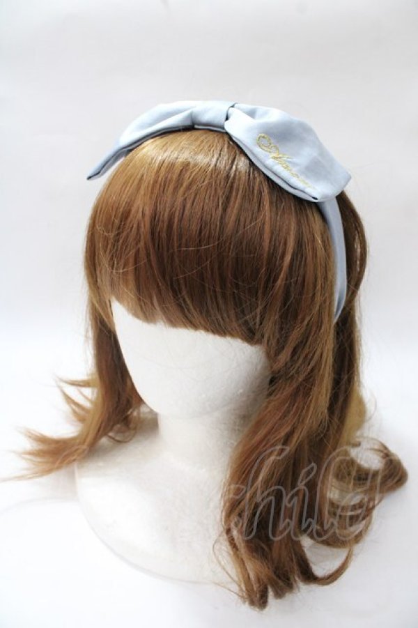画像1: F i.n.t / 刺繍入りリボンヘアバンド   Y-25-08-19-030-CA-AC-SZ-ZT487-F003 (1)