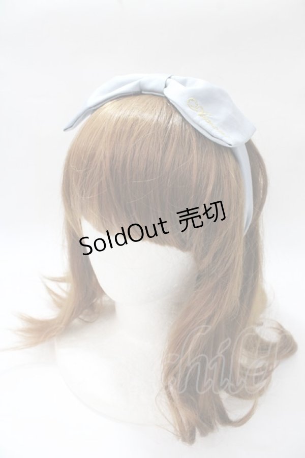 画像1: F i.n.t / 刺繍入りリボンヘアバンド   Y-25-08-19-030-CA-AC-SZ-ZT487-F003 (1)