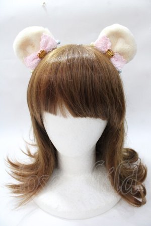 画像: Angelic Pretty / Sweetくまみみクリップ  ピンク Y-25-08-19-032-AP-AC-SZ-ZY