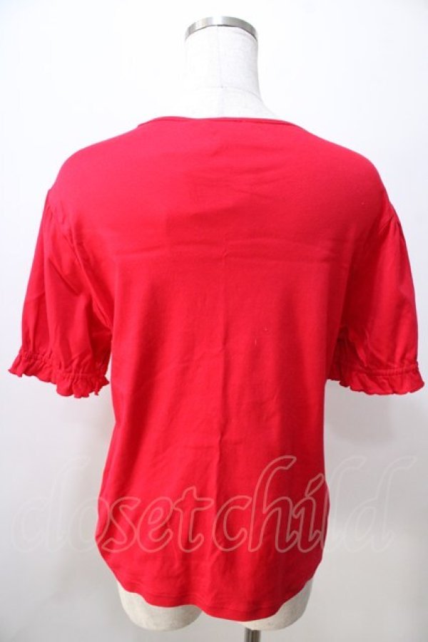 画像2: PINK HOUSE / ロゴプリントT  赤 Y-25-08-23-082-LO-TO-SZ-ZT071 (2)