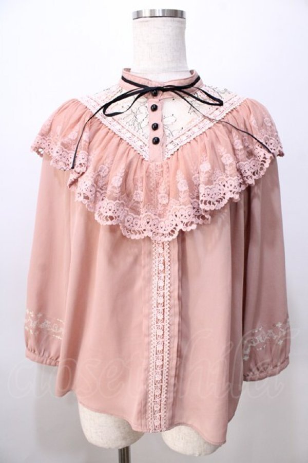 画像1: Rozen Kavalier / Vフリルブラウス   Y-25-08-23-098-OO-BL-SZ-OS (1)