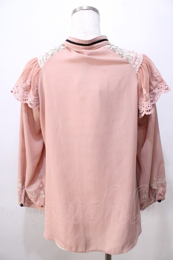 画像2: Rozen Kavalier / Vフリルブラウス   Y-25-08-23-098-OO-BL-SZ-OS (2)