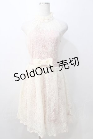 画像: axes femme / レース重ね着風ワンピース  生成り Y-25-08-23-120-AX-OP-SZ-ZY