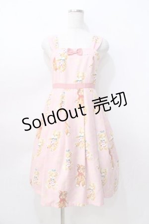 画像: Emily Temple cute / MILKY TEDDYノースリーブワンピース  ピンク Y-25-08-23-142-ET-OP-SZ-ZY