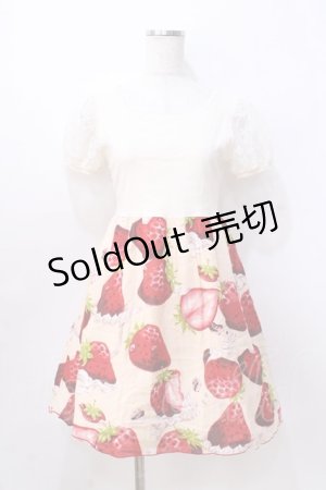 画像: MILK / ホイップベリーパフワンピース  クリーム Y-25-08-23-148-ML-OP-SZ-ZY