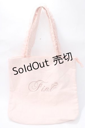 画像: Fi.n.t / ノベルティフリルハンドルトートバッグ ピンク Y-25-08-23-024-CA-BG-SZ-ZT500