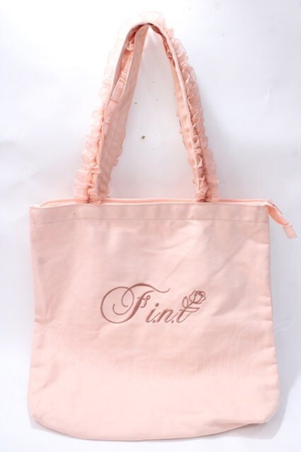 画像1: Fi.n.t / ノベルティフリルハンドルトートバッグ ピンク Y-25-08-23-024-CA-BG-SZ-ZT500 (1)
