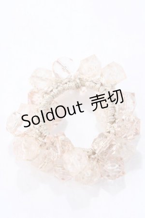 画像: axes femme / クリスタルヘアゴム  淡ピンク Y-25-08-23-003-AX-ZA-HR-ZY