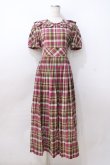 画像1: Jane Marple / チェックワンピース  パープル Y-25-08-23-164-JM-OP-SZ-ZT197 (1)