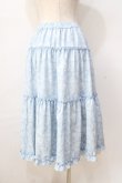 画像2: m petit by misako / NINA'S RVパニエスカート  サックス Y-25-08-23-169-LO-SK-SZ-ZY (2)
