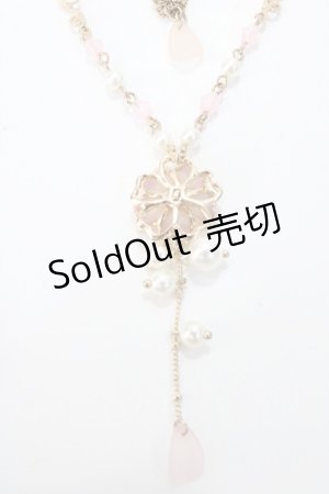 画像: axes femme / 桜モチーフネックレス  ゴールド Y-25-08-23-006-AX-AC-SZ-ZY