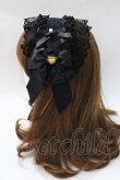 画像2: Angelic Pretty / レースハートチャームバラレースヘッドドレス  黒×黒 Y-25-08-23-039-AP-AC-SZ-ZY (2)