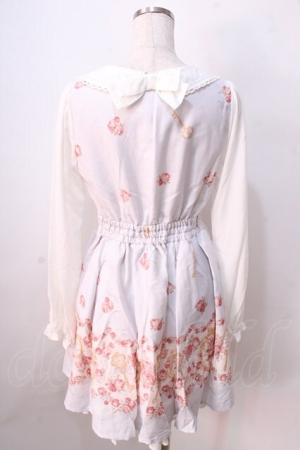 画像2: LIZ LISA / 額縁柄ワンピース 0 ブルー Y-25-08-26-048-LO-OP-SZ-ZT025 (2)