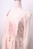 画像3: LIZ LISA / 編み上げレースワンピース 0 ピンク Y-25-08-26-052-LO-OP-SZ-ZT010 (3)