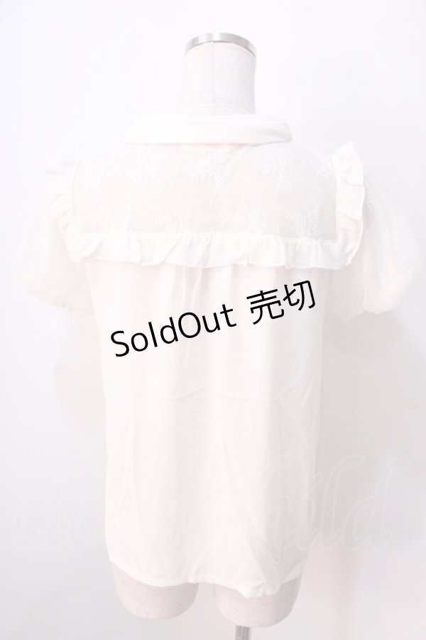 画像2: LIZ LISA / ボウタイリボンブラウス 0 アイボリー Y-25-08-26-007-LO-BL-SZ-ZH (2)