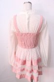 画像2: LIZ LISA / ハートドットWレースアップワンピース 0 ピンク Y-25-08-26-054-LO-OP-SZ-ZT024 (2)