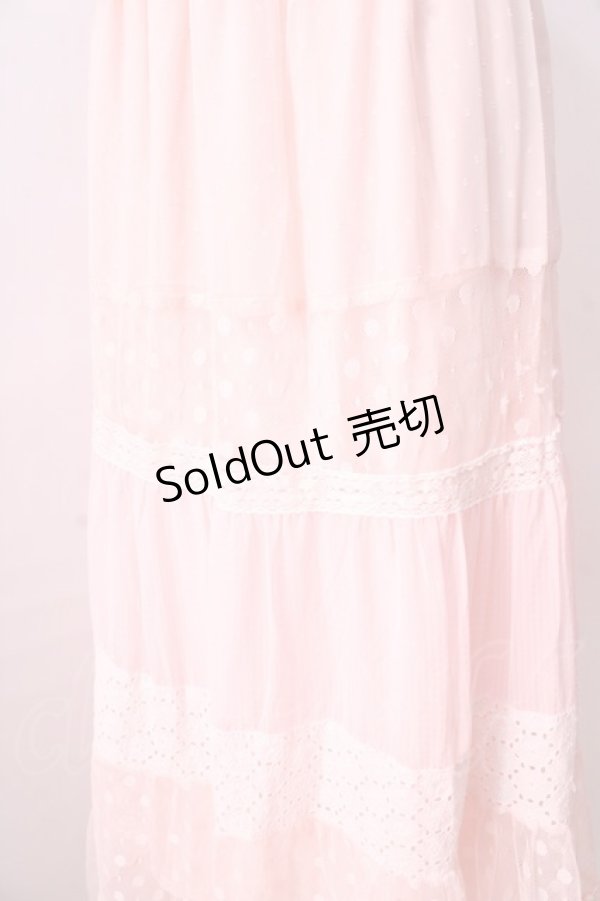 画像4: LIZ LISA / コットンレース切替マキシワンピース 0 ピンク Y-25-08-26-068-LO-OP-SZ-ZT020 (4)