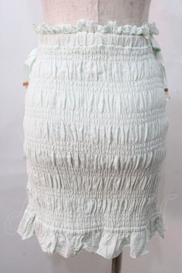 画像2: LIZ LISA / 2WAYシャーリングスカート 0 ミント Y-25-08-26-073-LO-SK-SZ-ZT040 (2)