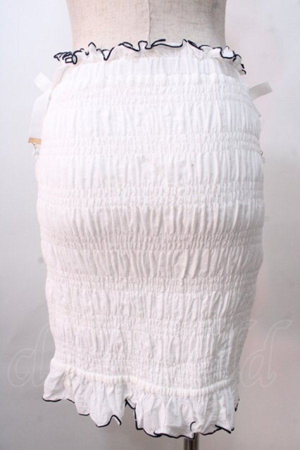 画像2: LIZ LISA / 2WAYシャーリングスカート 0 ホワイト Y-25-08-26-075-LO-SK-SZ-ZT040 (2)