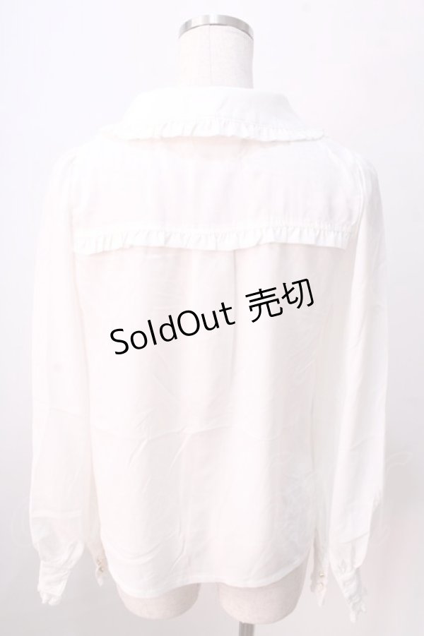 画像2: LIZ LISA / イチゴ衿ブラウス 0 オフ白 Y-25-08-26-016-LO-BL-SZ-ZT028 (2)