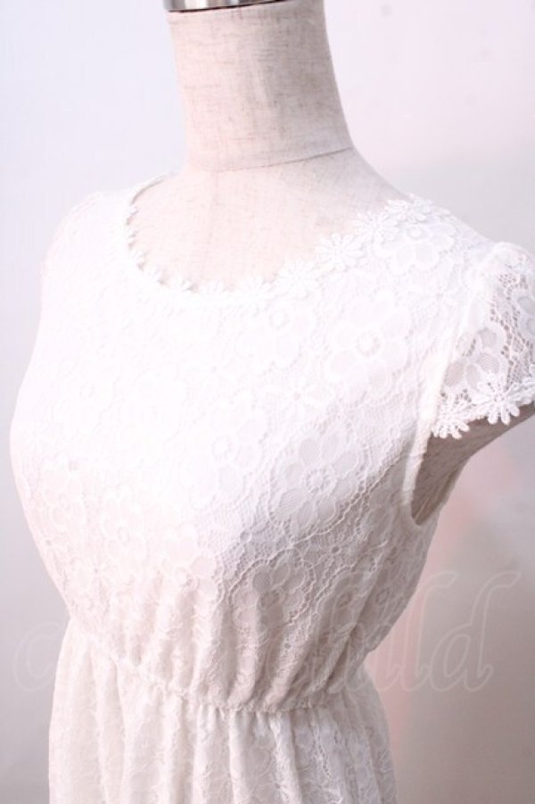 画像3: LIZ LISA / レースロングワンピース 0 ホワイト Y-25-08-26-031-LO-OP-SZ-ZI (3)