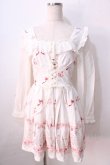 画像1: LIZ LISA / スイーツシンデレラ柄ワンピース 0 ホワイト Y-25-08-26-037-LO-OP-SZ-ZT005 (1)
