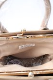 画像3: axes femme / ゴブラン柄がま口BAG  ベージュ Y-25-08-30-073-AX-BG-SZ-ZY (3)