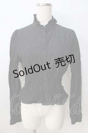 画像: PEACE NOW / ウエストシャーリングブラウス M 黒 Y-25-08-30-093-PU-BL-SZ-ZY
