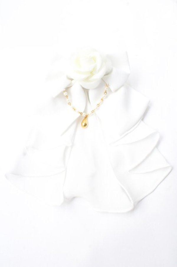 画像1: Innocent World / ローズドレープジャボ  ホワイト Y-25-08-30-013-IW-ZA-SZ-ZY (1)