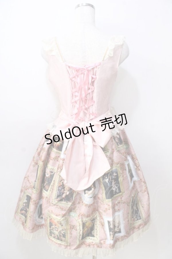 画像2: BABY,THE STARS SHINE BRIGHT / バロックを探して~天使が祝福する至福の美術館巡り~コルセットジャンパースカート  ピンク Y-25-08-30-111-BA-OP-SZ-ZY (2)