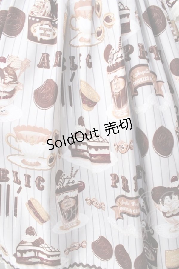 画像4: Angelic Pretty / Cream Cookie Paradeワンピース  グレー Y-25-08-30-115-AP-OP-SZ-ZY (4)