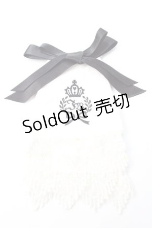 画像: Innocent World / オリーヴクラウン刺繍ジャボブローチ  白 Y-25-08-30-015-IW-ZA-SZ-ZY