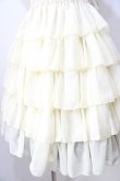 画像4: Pina sweetcollection / シフォンフリルワンピース  生成り Y-25-08-30-117-LO-OP-SZ-ZY (4)
