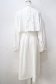 画像2: axes femme / 後レースアップトレンチコート F 白 Y-25-08-30-121-AX-CO-SZ-ZY (2)