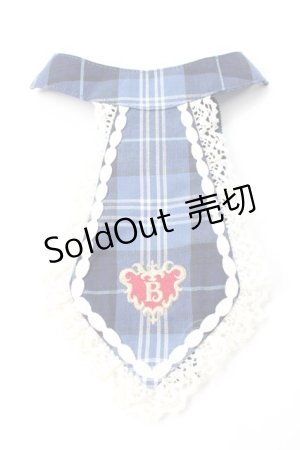 画像: BABY,THE STARS SHINE BRIGHT / タータンチェックネクタイ  青 Y-25-08-30-016-BA-ZA-SZ-ZY