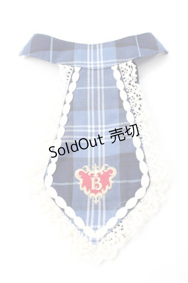 画像1: BABY,THE STARS SHINE BRIGHT / タータンチェックネクタイ  青 Y-25-08-30-016-BA-ZA-SZ-ZY (1)