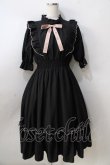 画像1: m petit by misako / NINA'SコラボAMハイショクメローワンピース  黒 Y-25-08-30-136-LO-OP-SZ-ZY (1)