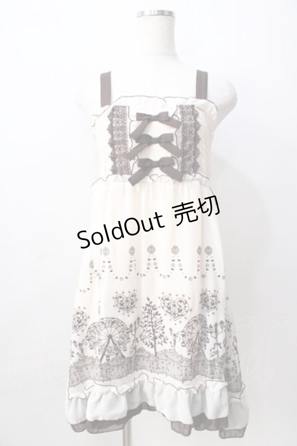 画像1: axes femme / ハートメルヘン2WAYチュニ  生成り Y-25-08-30-141-AX-OP-SZ-ZY (1)